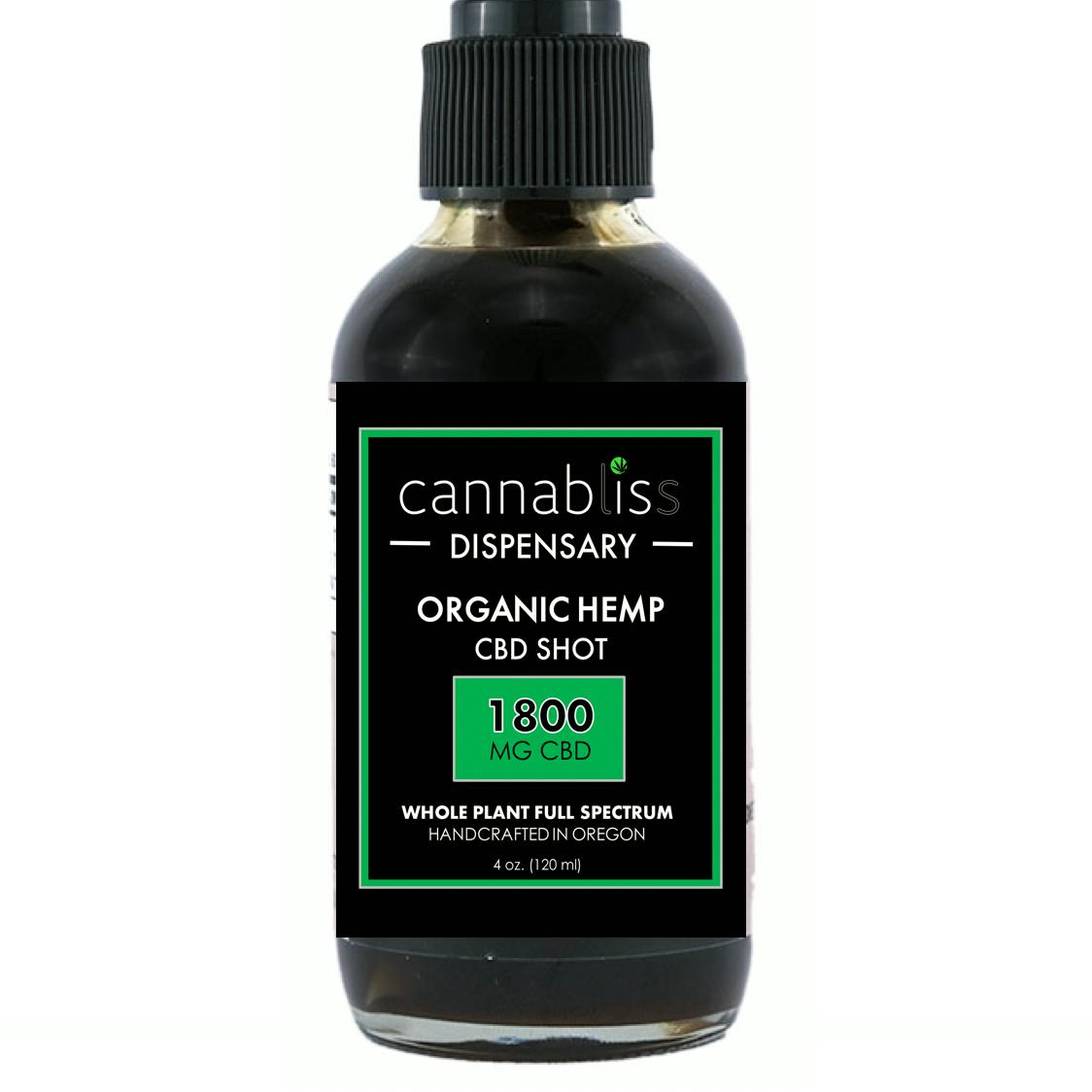 Whole Plant Organic Full-Spectrum Tincture (1800mg)